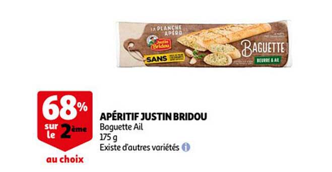 apéritif justin bridou