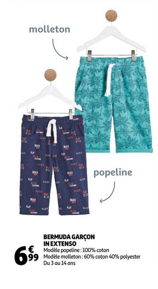 bermuda garçon in extenso
