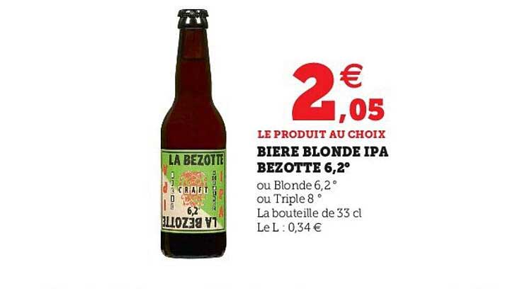 bière blonde ipa bezotte 6.2°