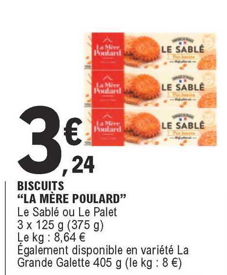 biscuits "la mère poulard"
