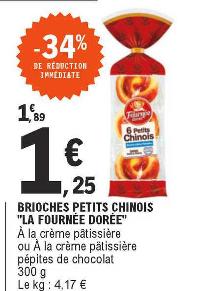 brioches petits chinois "la fournée dorée"