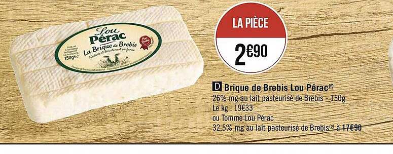 brique de brebis lou pérac
