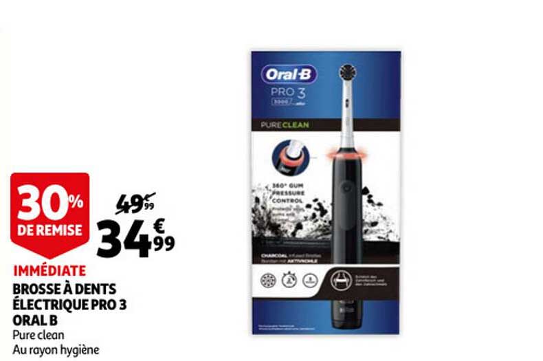 brosse à dents électrique pro 3 oral b