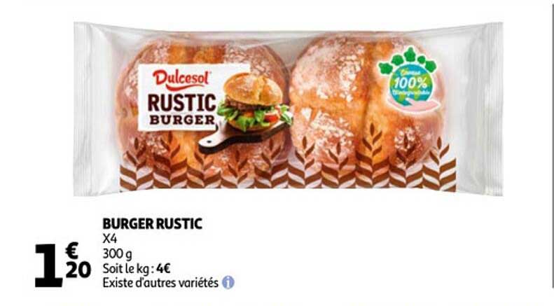 burger rustic