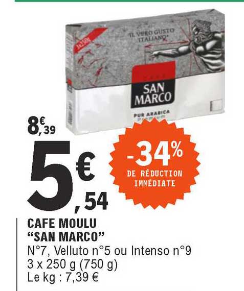 café moulu "san marco"