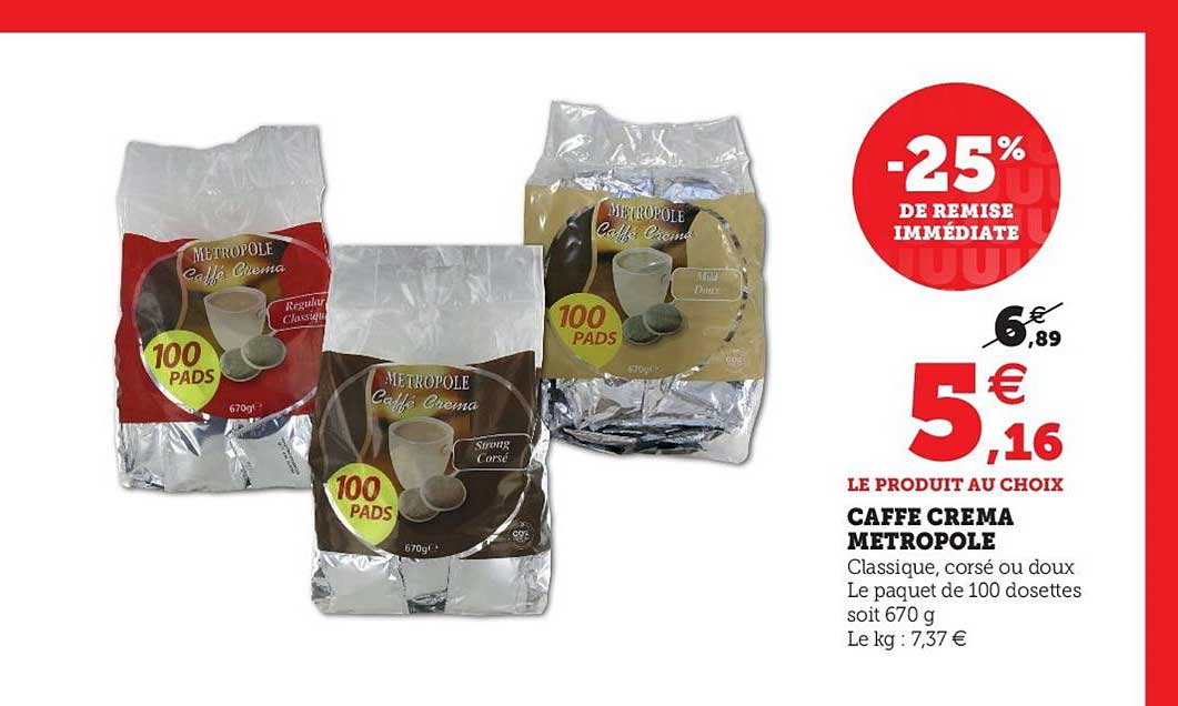 caffé crema métropole