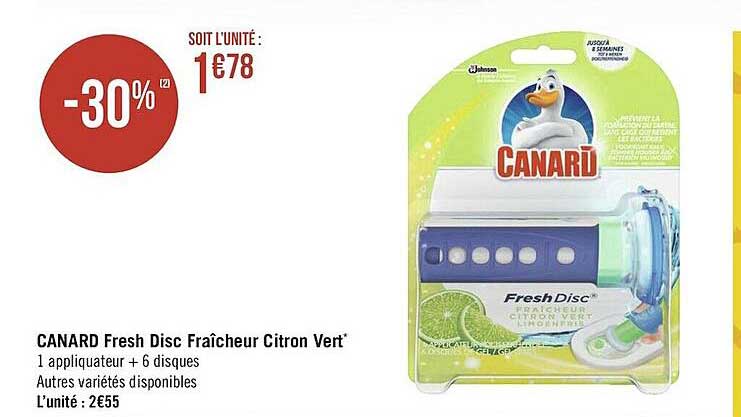 canard fresh disc fraîcheur citron vert