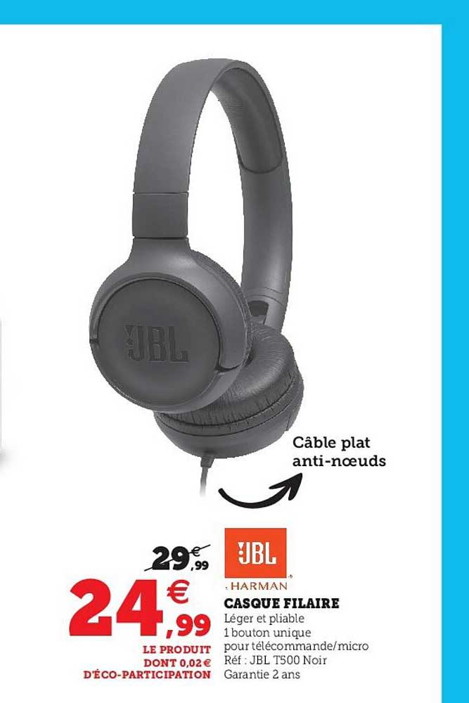 casque filaire jbl harman