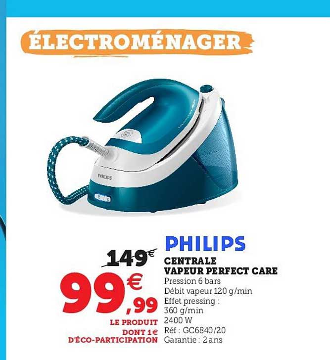 Centrale Vapeur Perfect Care Philips