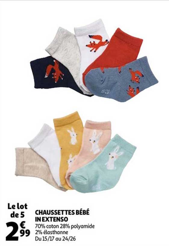 chaussettes bébé in extenso