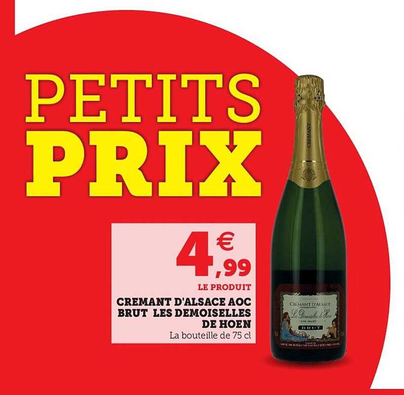 crémant d'alsace aoc brut les demoiselles de hoen