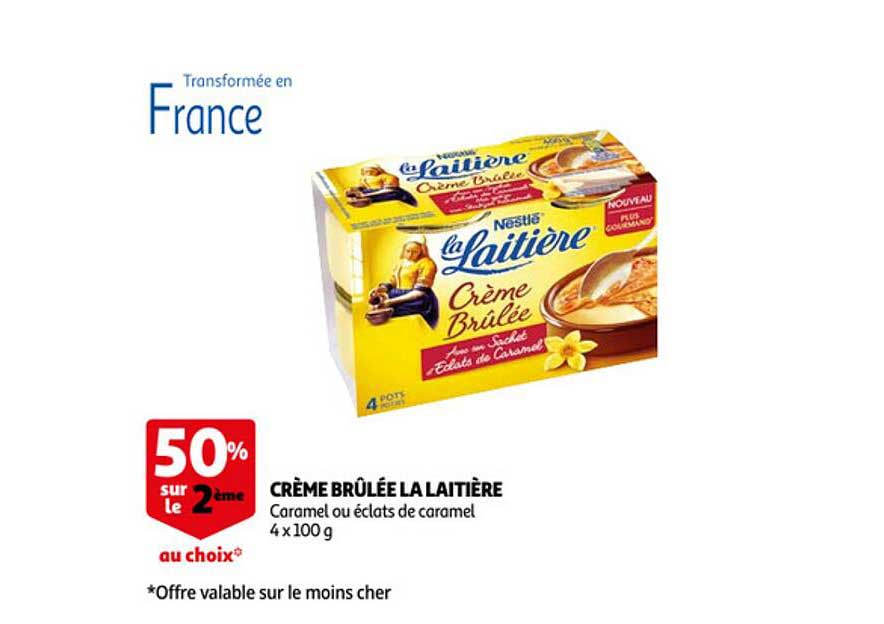 crème brûlée la laitière
