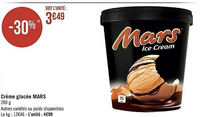 Crème Glacée Mars