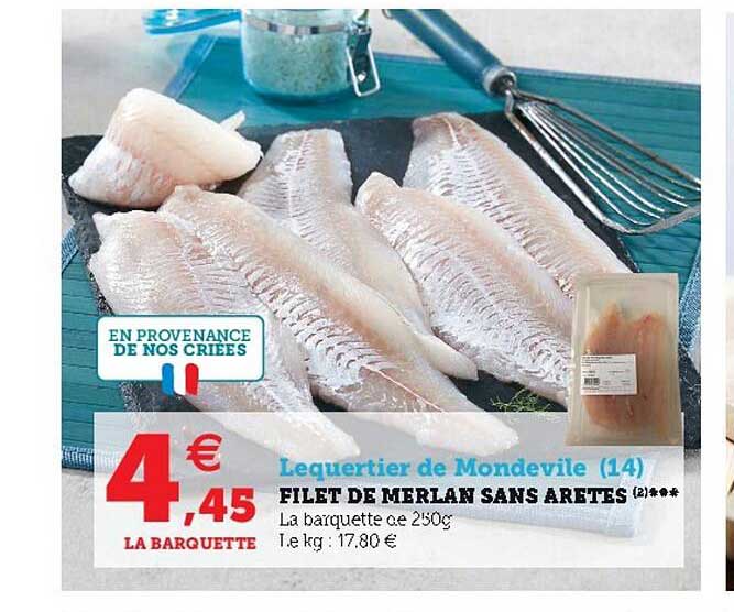 filet de merlan sans arêtes lequertier de modevile