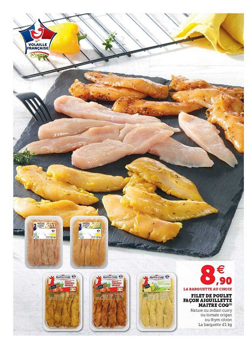 filet de poulet façon aiguillette maître coq