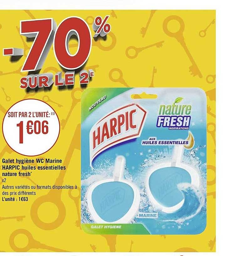 galet hygiène wc marine harpic huiles essentielles nature fresh