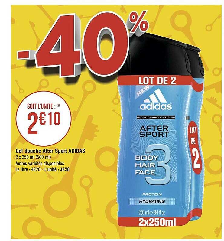 gel douche after sport adidas
