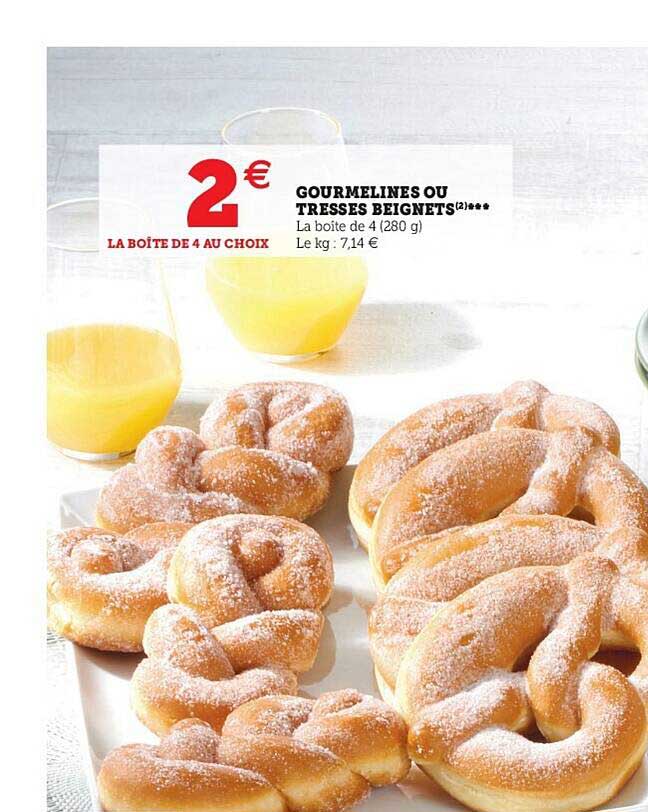 Gourmelines Ou Tresses Beignets