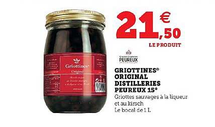 griottines original distilleries peureux 15°