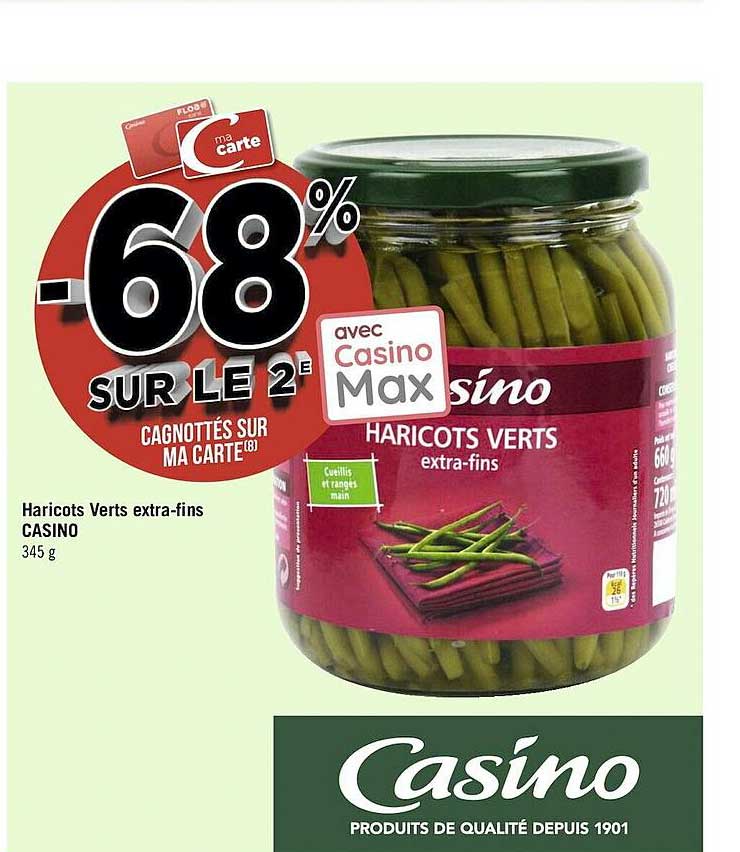 haricots verts extra-fins casino