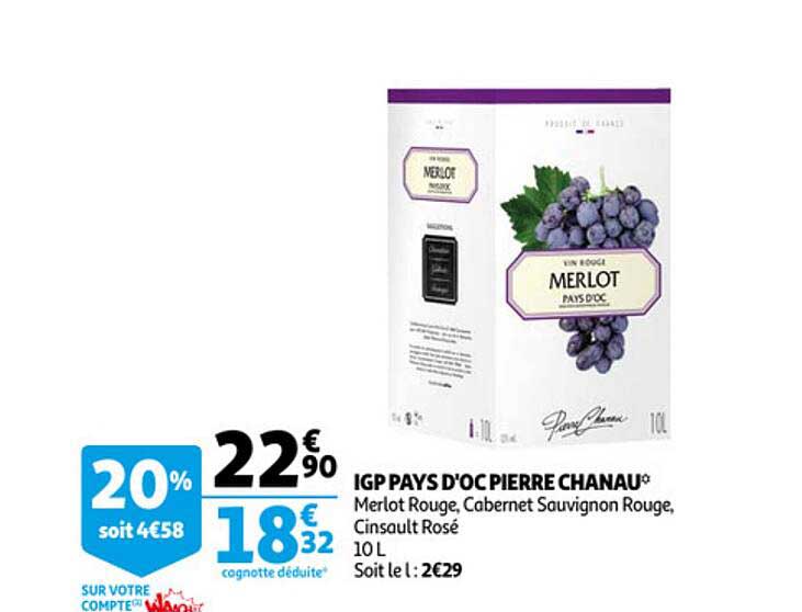 igp pays d'oc pierre chanau