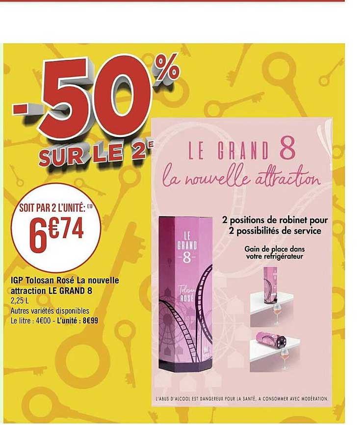 igp tolosan rosé la nouvelle attraction le grand 8