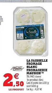 la faisselle fromage blanc fromagerie mauron