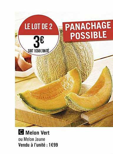 Melon Vert Ou Melon Jaune