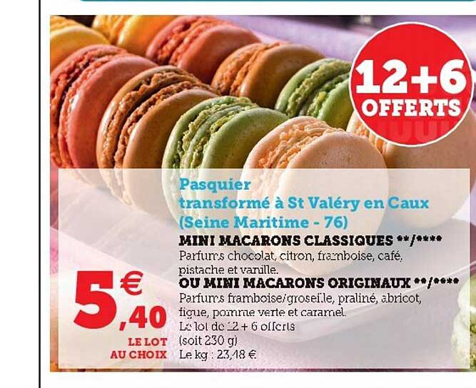 mini macarons classiques ou mini macarons originaux