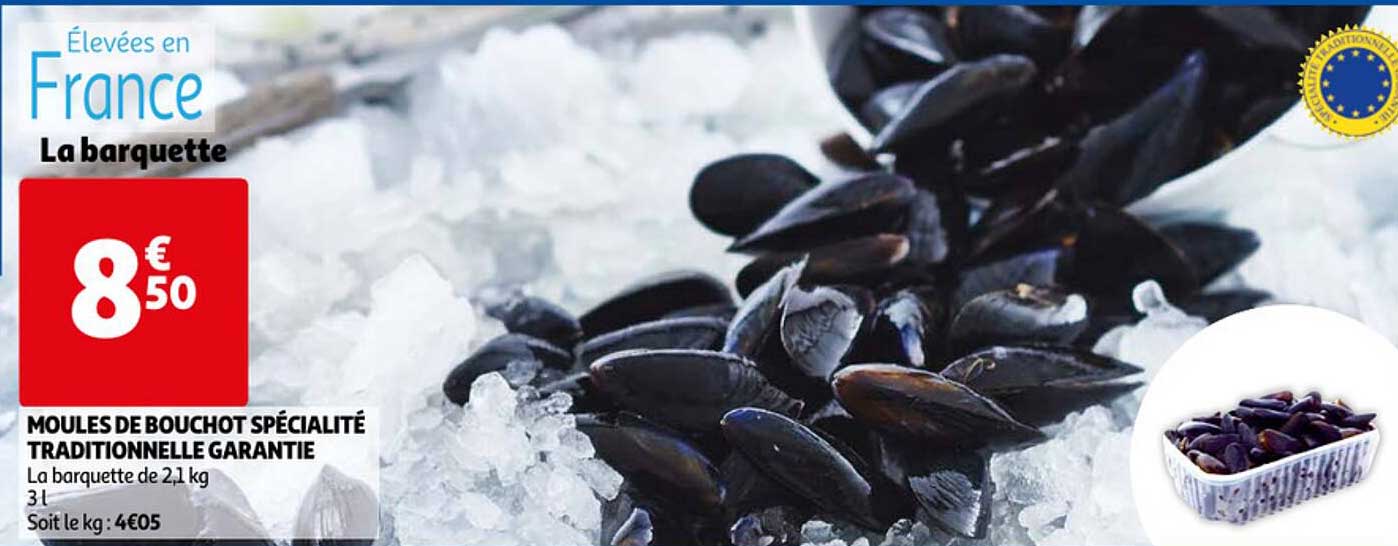 moules de bouchot spécialité traditionnelle garantie