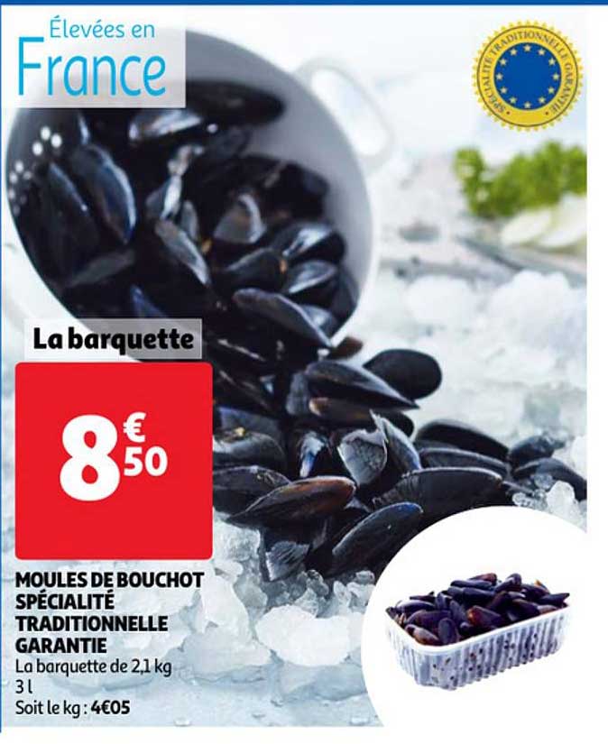 moules de bouchot spécialité traditionnelle garantie