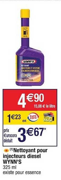 nettoyant pour injecteurs diesel wynn's