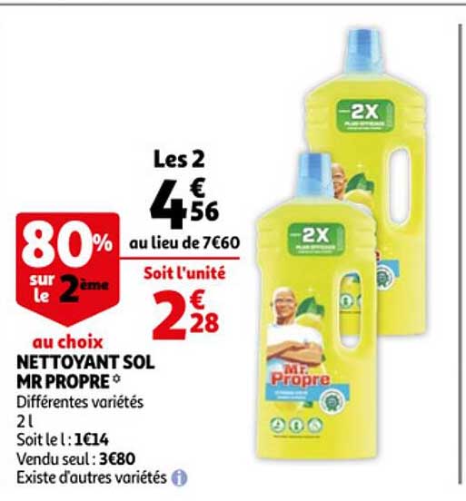 nettoyant sol mr propre