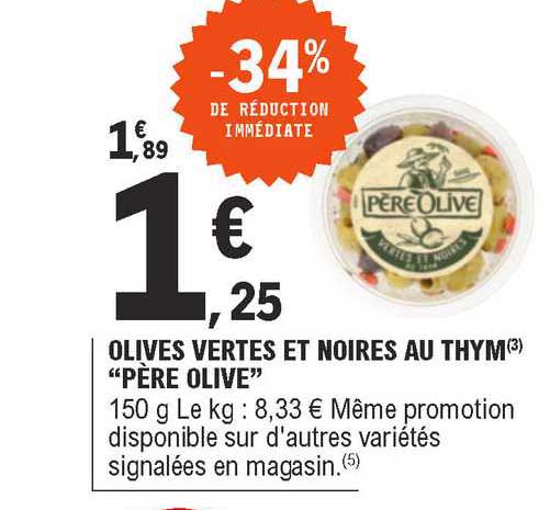 olives vertes et noires au thym "père olive"
