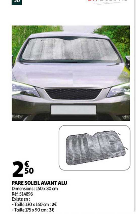 pare soleil avant alu