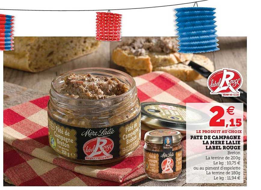 pâté de campagne la mère lalie label rouge