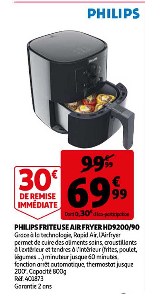 philips friteuse air fryer hd9200-90