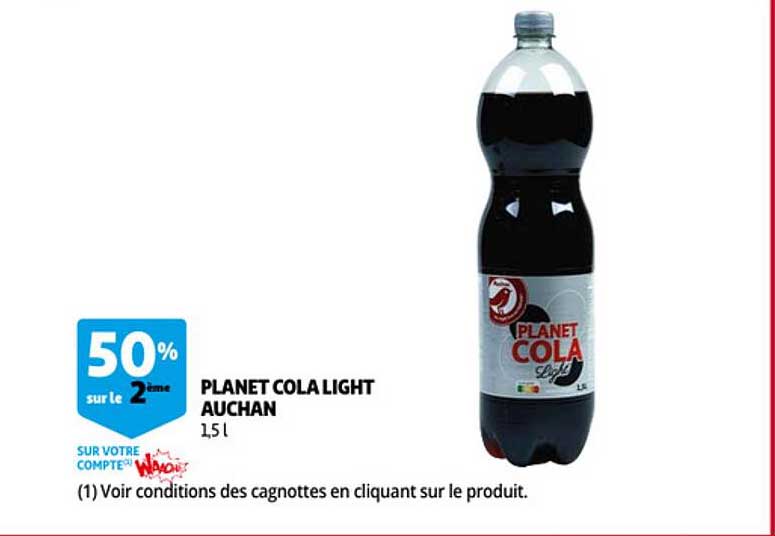 planet cola light auchan