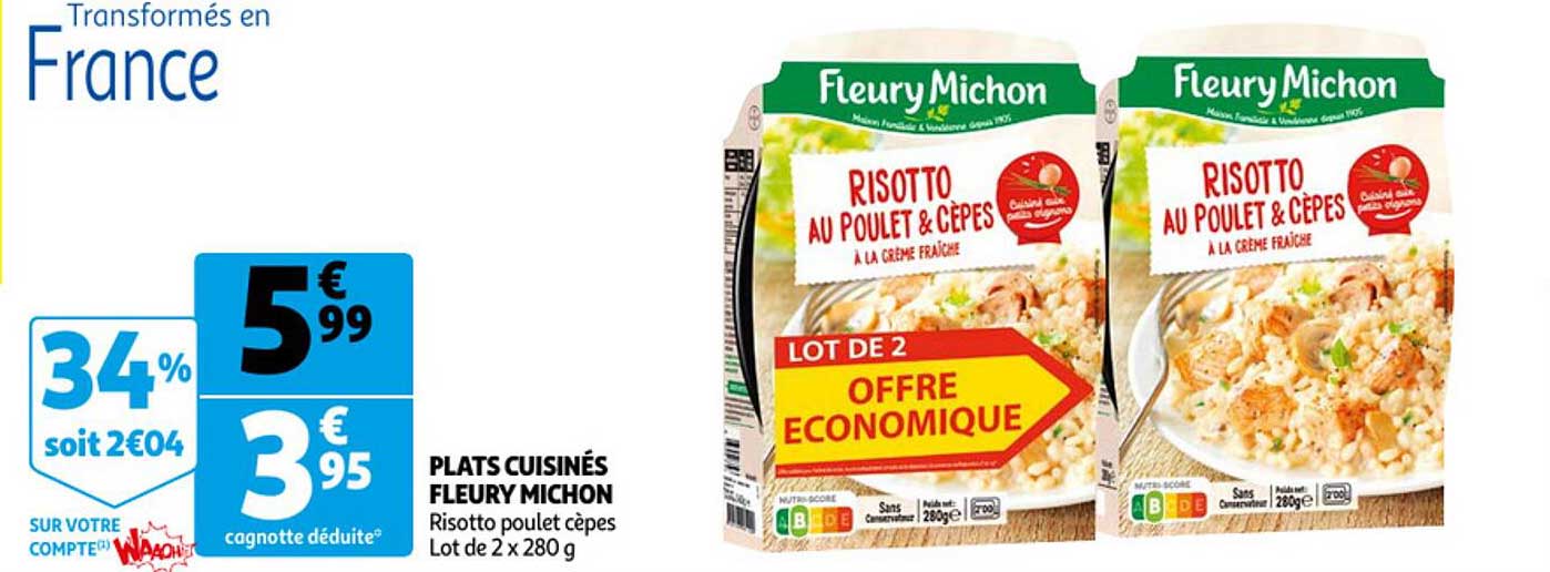 plats cuisinés fleury michon