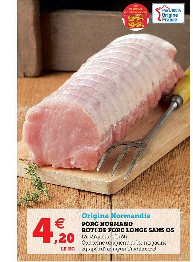 porc normand rôti de porc longs sans os