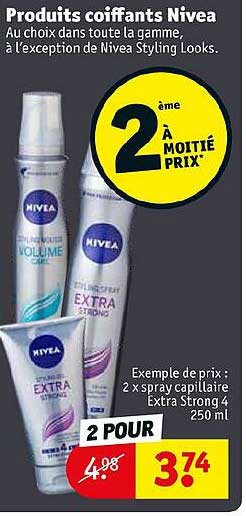produits coiffants nivea