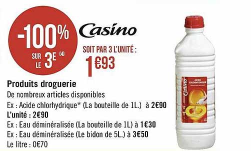 produits droguerie