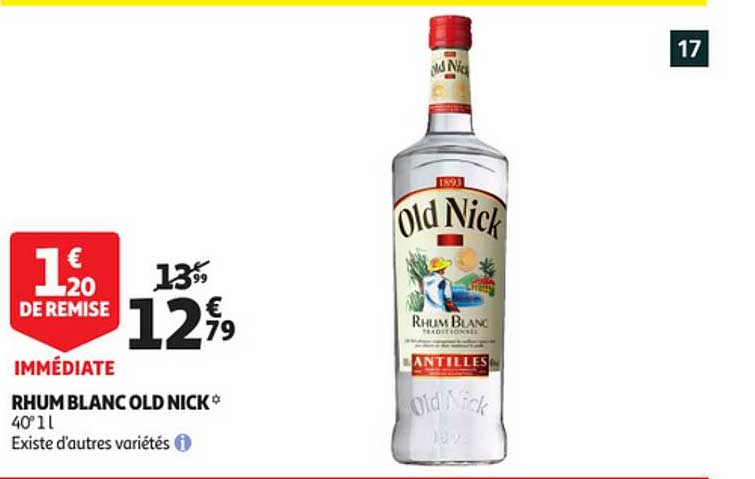 rhum blanc old nick