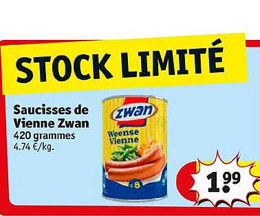 saucisses de vienne zwan