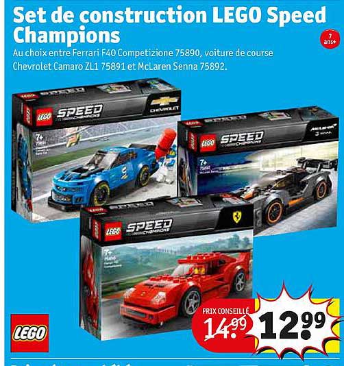 set de construction lego speed champions