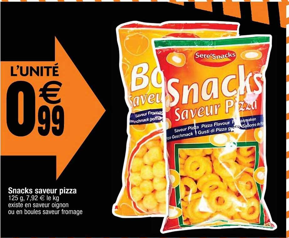 Snacks Saveur Pizza