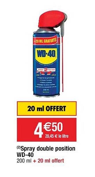 spray double position wd-40 + 20ml offert
