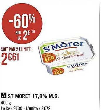 st moret 17,8% m.g.