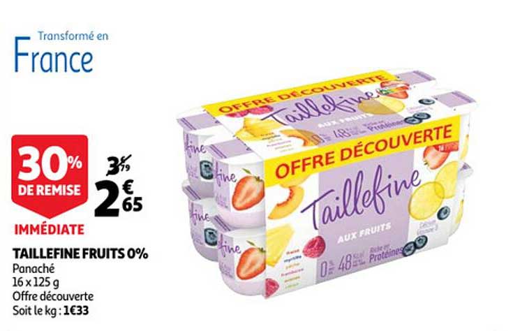 Taillefine Fruits 0%