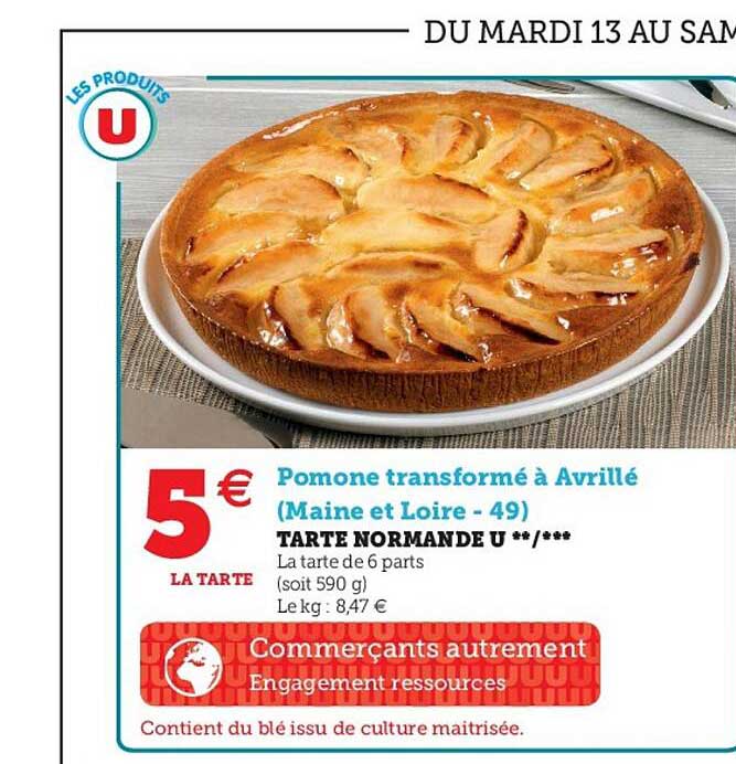 Tarte Normande U